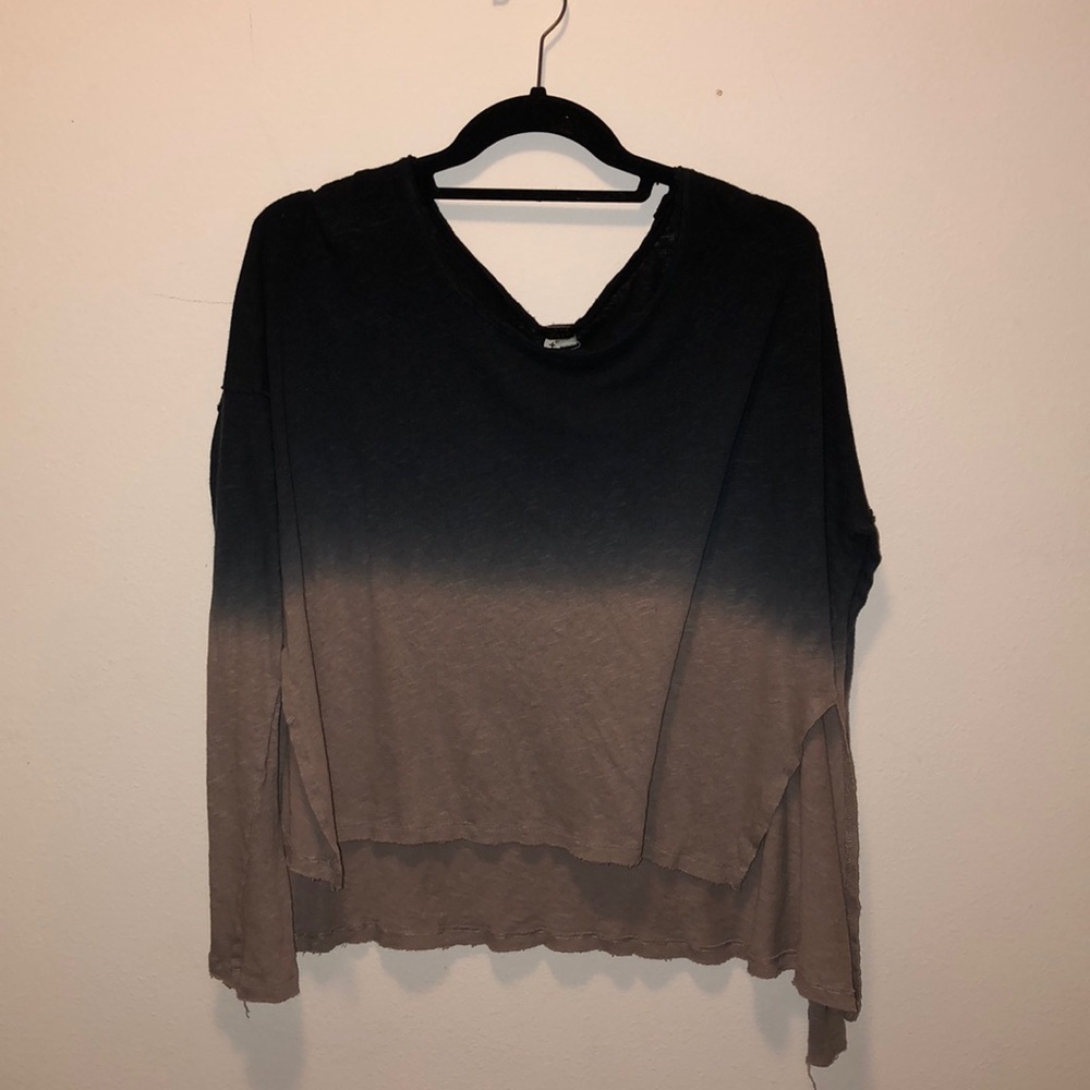 free people flowy ombré top